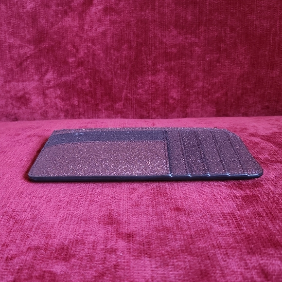 Kate Spade Shimmy Glitter Fabric Zip Long Card Case - Good Used Condition - Picture 6 of 15